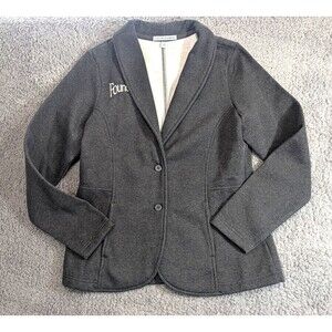 Founders Brewing Blazer Womens M Gray Knit Logo Jacket